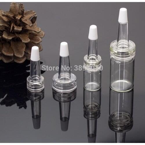 20# Plastic Dispenser Tip for Crimp Seals Bottle Neck Diameter 20MM Flared Shape Tip Cap Makeup Bottle Dropper Lid F572