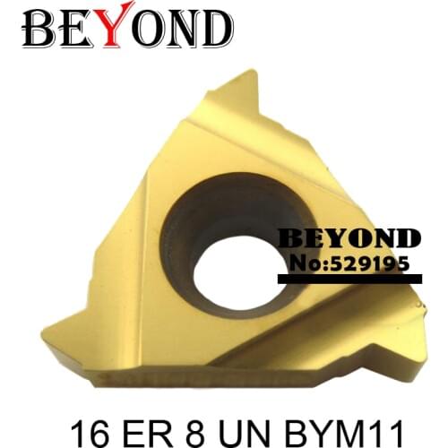 BEYOND 16 ER carbide insert 16ER 8/10/12/14/16/20 UN BYM11 for lathe turning tool holder SER SNL SER2525 cnc blade thread cutter