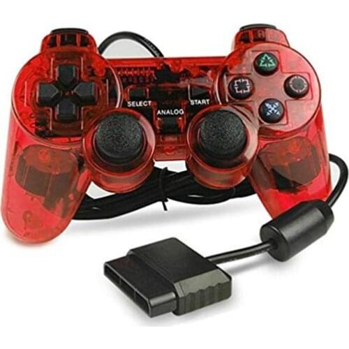 Wired Controller Gamepads For Sony PS2 Playstation2 Dual Shock Console Video Game Joystick Gamepads Long Cable Joypad dropship