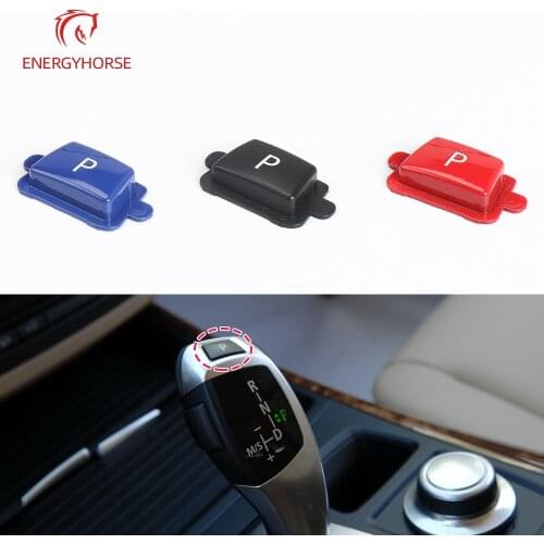Car Gear Lever Auto Parking Button Cap Letter P Button For BMW X5 X6 E70 E71