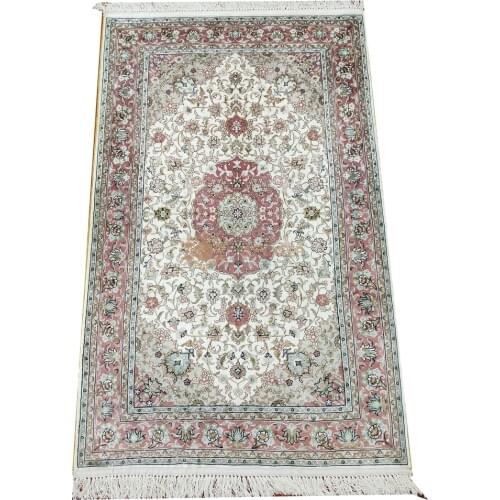 Seeykeep™ 2.5x4ft Rectangle Pure Silk Handknotted Oriental Traditional Rug-SK3036048