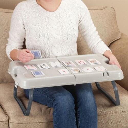 G6DE Folding Table Storage Box Multifunctional Hiking Picnic Desk Mini Portable Case