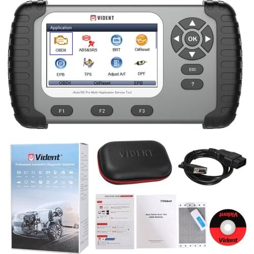 VIDENT IAuto 702Pro Car Diagnostic Scanner Tools ABS/EPB/DPF/TPMS Tools