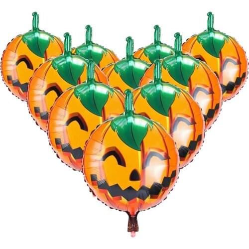 Halloween balloon carnival ghost festival pumpkin head aluminum film balloon black cat easter horror party balloon wholesale