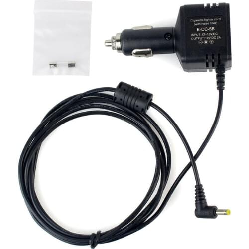 E-DC-5B Car Charger Cigarette Lighter Cord Cable for YAESU VX-6R VX-7R VX6R VX7R VX-8DR FT-60R FT-277R VX-5 VX-5R Ham Radio