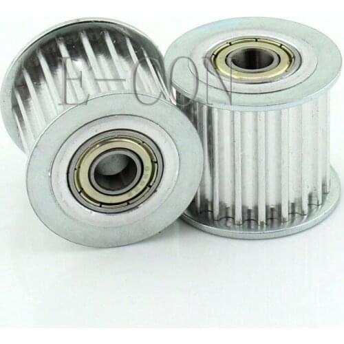 1pcs 5M HTD5M Aluminum Timing Belt Pulley 20 Teeth 5mm/6mm/7mm/8mm/10mm/12mm/15mm Bore 27mm width Stepper Motor