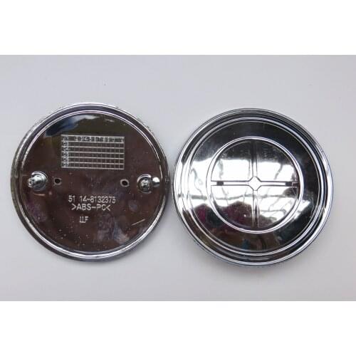 100pcs 82mm 74mm 78mm black and White, blue and White front/rear boot badges hood trunk Emblem logo 51148132375