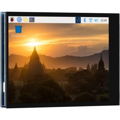 2.8inch Capacitive Touch Screen LCD for Raspberry Pi, 480×640, DPI, IPS, Fully Laminated Toughened Glass Cover, Low Power