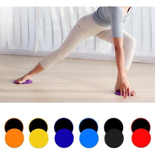 2Pcs Gym Home Body Core Exercise Workout Yoga Fitness Slider Gliding Disc Pad Health Yoga Training Accessories