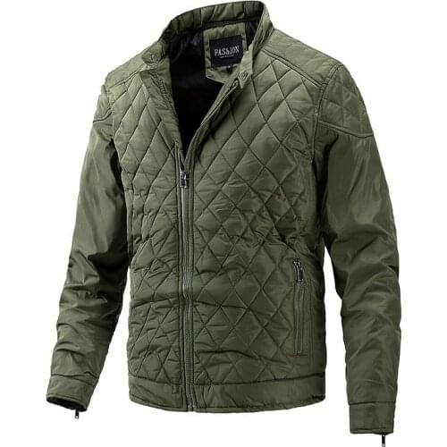 2021 Outerwear & Coats Casual Lightweight Jacket Cotton Clothes Stand Collar Fashion Mens Outwear Mens Fashion Clothing Trends