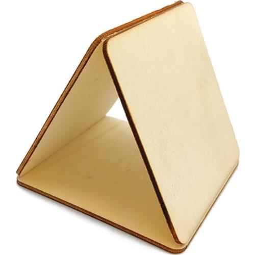 50pcs 90mm Unfinished Wood Pieces Square Shaped Blank Wood Natural Slices Wooden Cutouts for DIY Craft Supplies, Painting, Decor