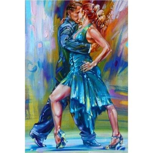 5D DIY Diamond Painting Cross Stitch Kits full square Diamond Embroidery rhinestone Mosaic Abstract couple handmade Needlework