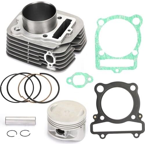 Artudatech Cylinder Piston Gasket Top End Kit Set For Yamaha ATV UTV Grizzly 350 2x4 4x4