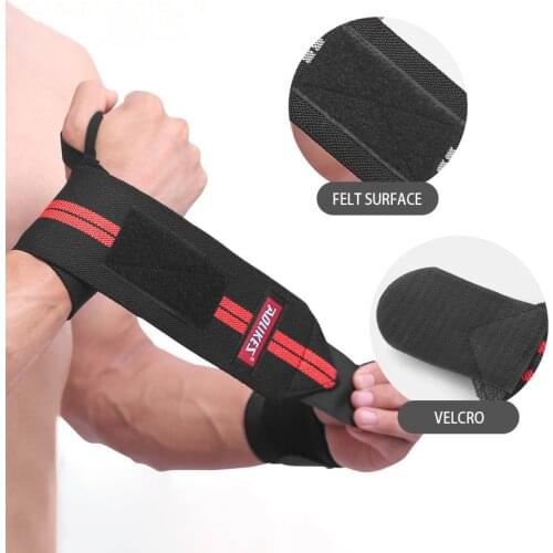 Weight Lifting Wristband Gym Support Wristbands Adjustable Elastic Breathable Wrist Fitness Sprains Protection Wristband Bracer