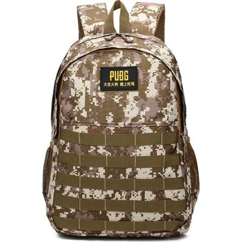 Summer camp three-level bag outdoor student shoulder anti-splash camouflage tactical backpack