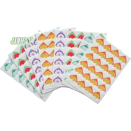 Hot Selling Fruit Cute Photo Corner Stickers For DIY Baby Photo Album Scrapbooking Album 24pcs/sheet