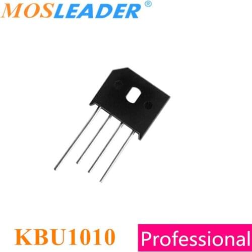Mosleader KBU1010 DIP4 100PCS 10A 1000V 1KV High quality