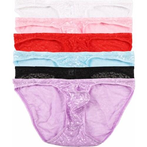 Mens Sexy Lace Underwear Briefs Gay Jockstrap Men Low Rise Underpants U Convex Pouch Underwear Homme Panties Breathable Briefs