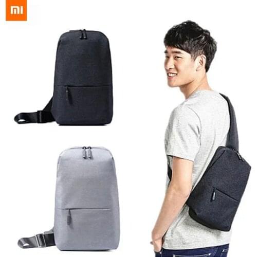 Xiaomi Multi-function Sport Chestbag Fashion Lightweight Waterproof Leisure Sling Chest Bag Sports Travel Chestbag for Men Women