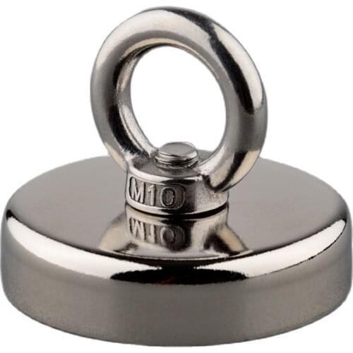400-950BLS Fishing Magnet Neodymium N52 Magnet Strong Magnet Salvage Magnets Deep Sea Search Salvage with Hook Magnetic Material