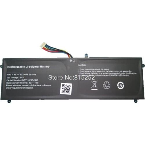 Laptop Battery For mediacom SmartBook 145 M-SB145 SB145 NV-4774126-2S 7.4V 4000mAh 29.6Wh 10PIN