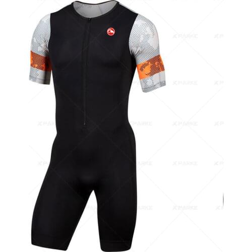 2020 New summer outdoor body triathlon men cycling jersey MTB bike skinsuit sports suit ciclismo cycling clothes jumpsuit