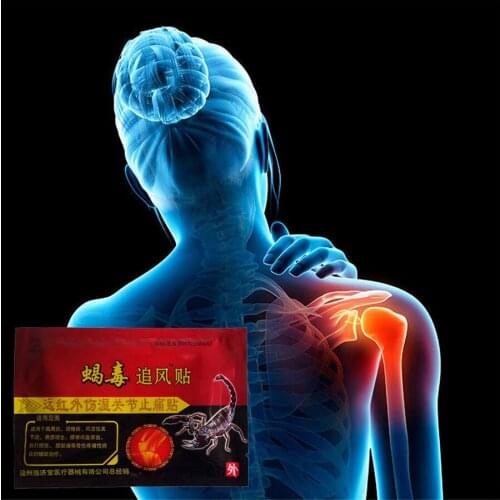 New Far IR heating Massage Care Analgesic Plasters Medical Emperor Scorpion Pain Relief Patch Knee Back Joint body Plaster