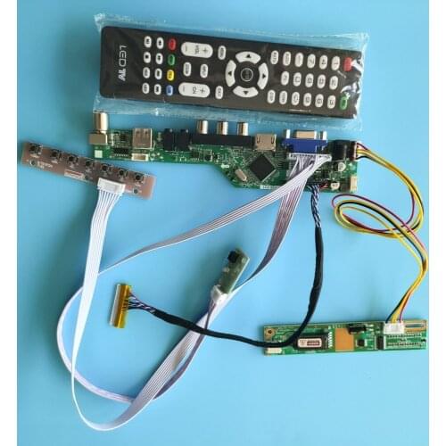 For CLAA154WB03AD 30pin Controller Driver Board New 1 lamps 15.4" USB Module Digital Signal HDMI VGA AV TV 1280X800