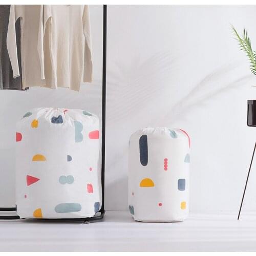 Durable Storage Bag Large Capacity Clothes Blanket Quilt Sweater Closet Organizer Drawstring Pouches Dust-proof Factory Price