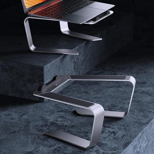 Solid Practical Stable Portable Laptop Holder Aluminum Alloy Laptop Stand Sturdy for Desk