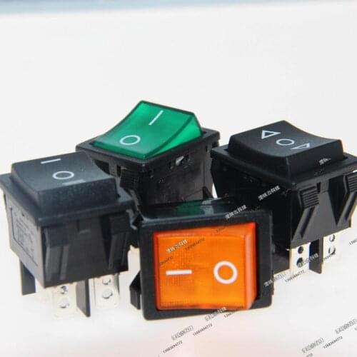 [SA]Power trigger switch -Taiwan group LIGHT Rocker Switch R5 R/G/Y/BB/W 2P/3P 12/24/125/220V AD/DC double reset switch-50PCS