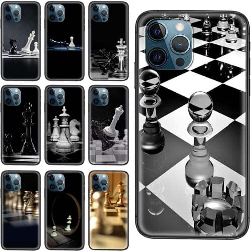 Black Bumper Fashion Prime Art Black And White Chess for Huawei Honor V40 10X Lite Case Honor 8x 9s 10 20 Lite 10i 20i 30 9A 8X