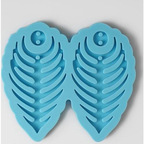 Fish Bone Earring Silicone Mold,Jewelry Pendant Resin Craft Silicone Mold 10353950