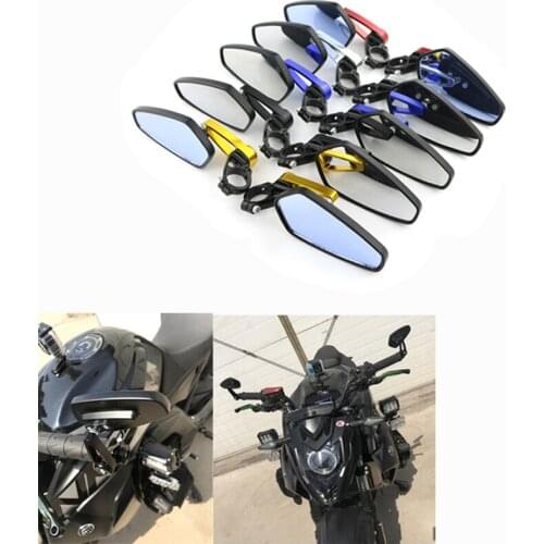 7/8" 22mm Universal Motorcycle Accessories Mirror Rearview handle Bar End Mirror Fit For Kawasaki Yamaha Suzuki Ducati KTM BMW