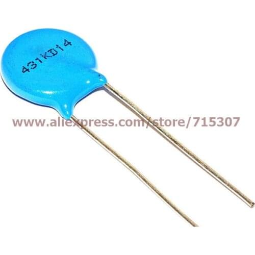 PHISCALE 50pcs Varistor 14D431K