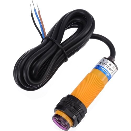 High Quality Photoelectric Switch Adjustable Infrared Proximity Sensor Switch Photoelectric Sensor NPN NO with Bracket