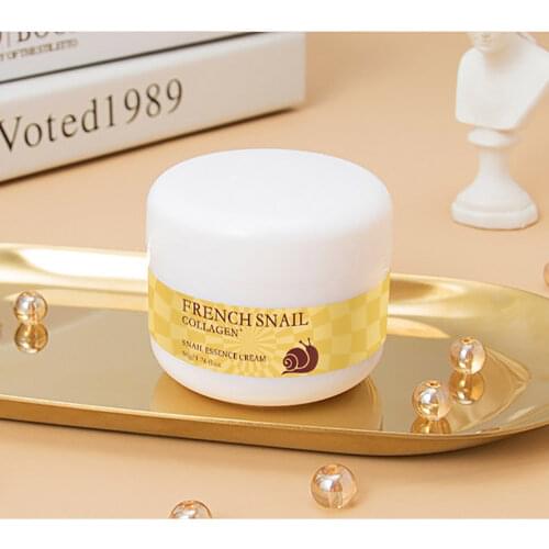 French Snail Liquid Extract Collagen Cream Anti-Wrinkle Moisturizing Nourishing Tight Essence All Around Light Cream for Skin