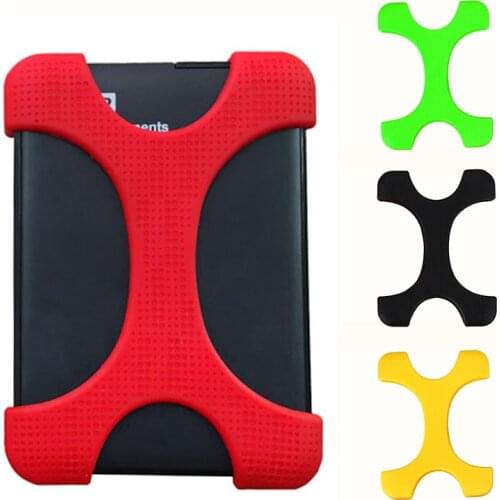 1PC 2.5" Shockproof Hard Drive Disk HDD Silicone Case Cover Protector For Mobile Hard Disk External Hard Drive