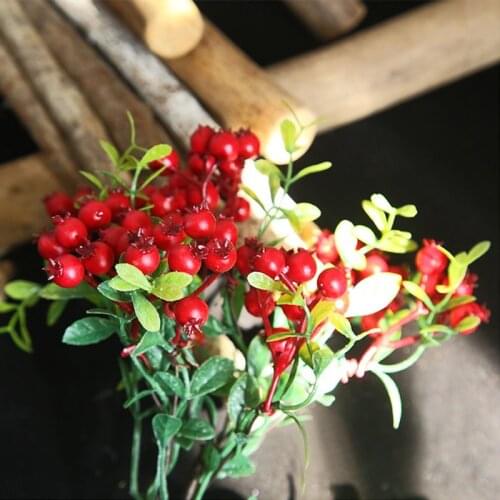 1PC Garden Artificial Fruit Home Decor Foam Berry Flower Artificial Berry Party Office Wedding Home