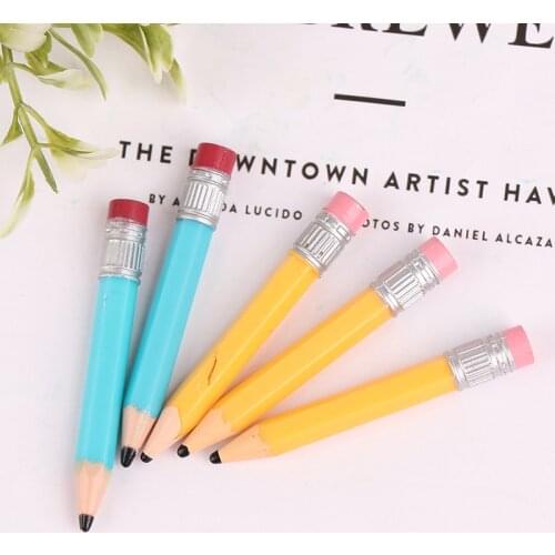 5Pcs/set Dollhouse Mini Colorful Pencil Model Fashion Miniature Accessories Simulation Model Toys For Doll Kids Gift
