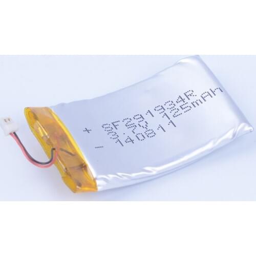 Easylander SF291934R 3.7V 125mAh Rechargeable li Polymer Li-ion Battery For Smart bracelet smart watch 291934 Curved battery