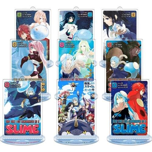 Tensei Shitara Suraimu Datta Ken Anime Action Figure Toy Acrylic Keychain Decorative Ornaments