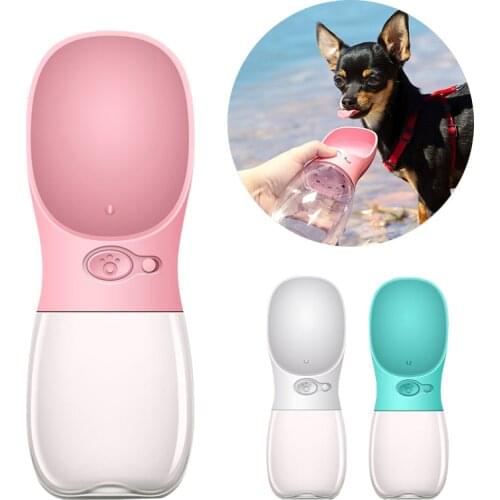 Pet Dog Water Bottle Portable Drinking water feeder for Dogs Outdoor Travel Water Bottle Dogs Water Bowl Pet Supplies для собак
