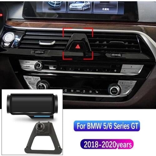 For BMW 5 6 Series E60 E61 M5 F10 520 525 G20 G12 G30 G31 G32 GT Car Phone Holder Magnetic Cell Mobile Phone Mount for iPhone 12