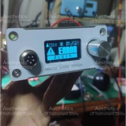 English OLED Screen T12/Jbc245/210/936 Electric Soldering Iron Control Board High Power Constant Temperature Digital Display LCD