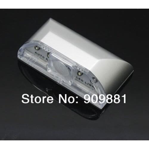 Brand Auto PIR Door Keyhole IR Motion Sensor LED Light Heat Temperature Detector 4pcs LED Light Emergency Lamp