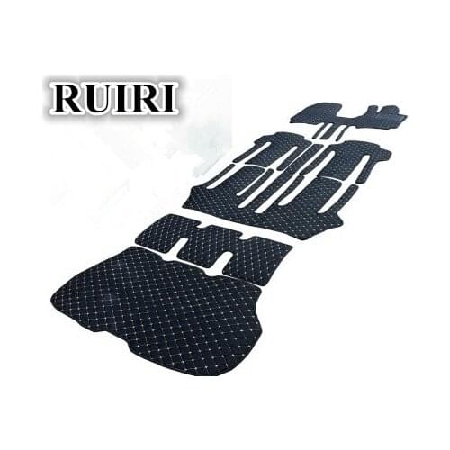 Good quality! Custom special car floor mats + trunk mat for Nissan Serena C25 7 seats 2010-2005 durable carpets for Serena 2008