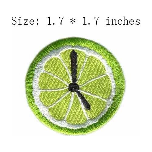 Lemon 1.7"wide embroidery for poster/spiral potato cutter/sour