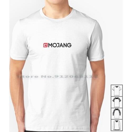Mojang T Shirt 100% Cotton Mojang Stuff Long Sleeve Trending Video Game Creative Trending Vintage Cool Gift Euro Us Size Big