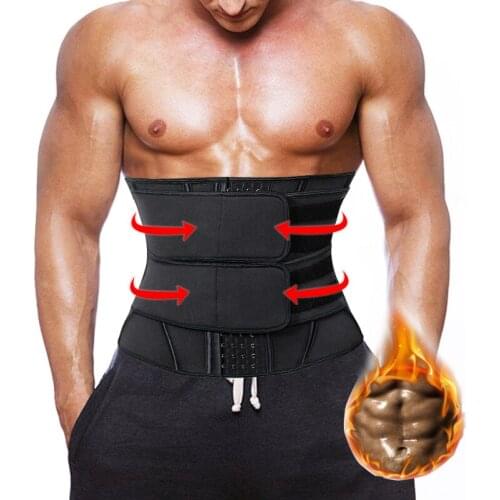 Mens Waist Trainer Weight Loss Body Shaper Belly Shapers Tummy Shapewear Abdomen Slim Girdle Promote Sweat Trimmer Belt Corset